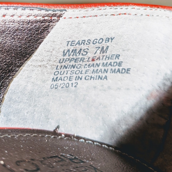 KENNETH COLE "Tears Go By" Red Round-toe Pumps 7US - Picture 6 of 6